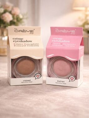The Creme Shop Eyeshadow - Fruit Tart Pink & Croissant Neutral